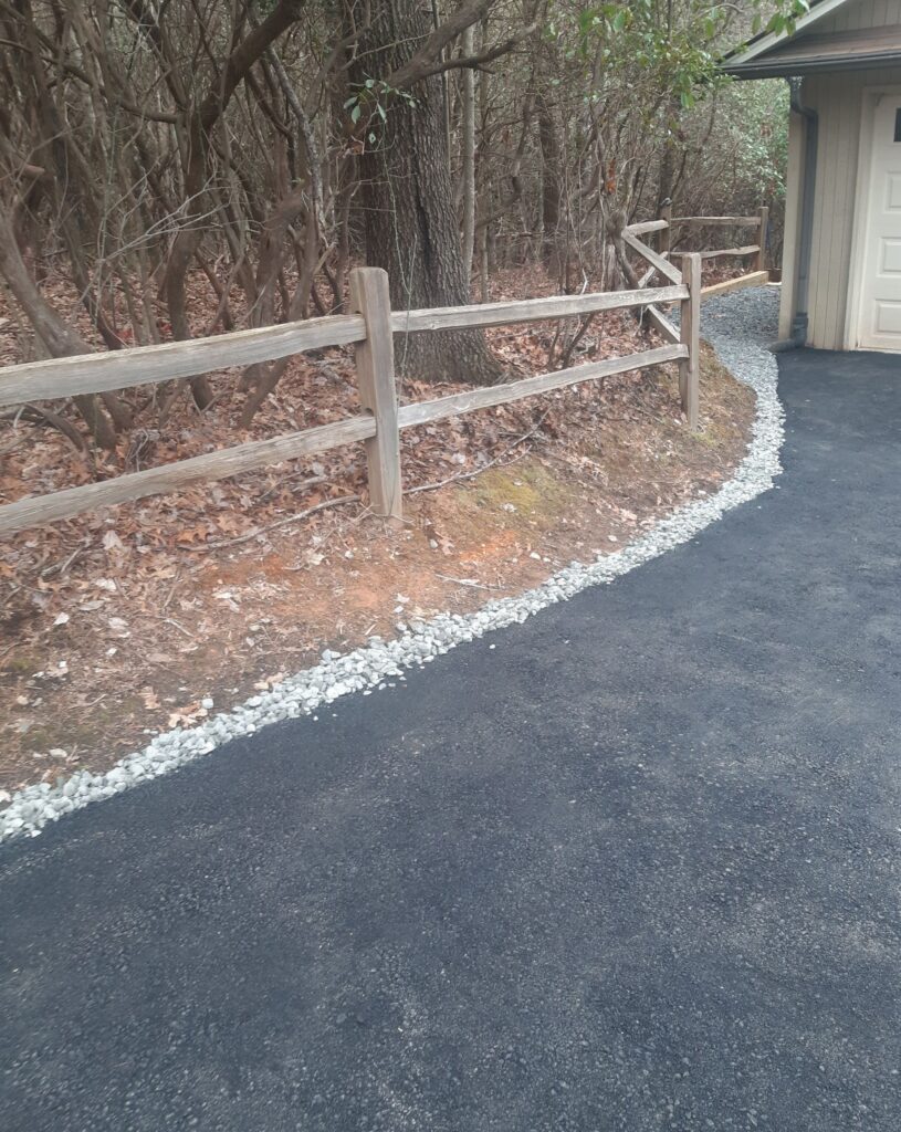 New Driveway with New edge